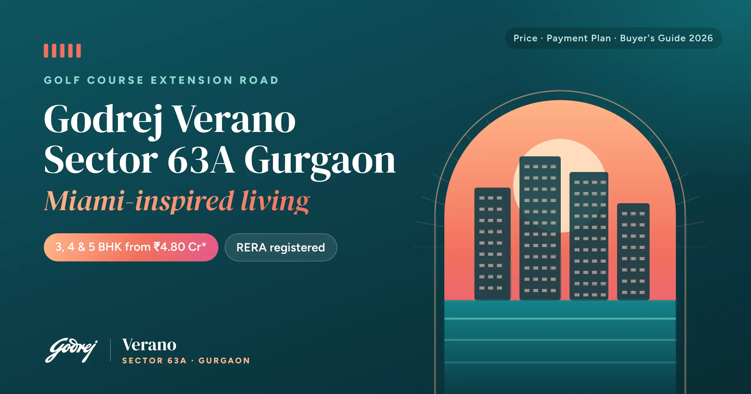 Godrej Verano Sector 63A Gurgaon price and payment plan guide 2026